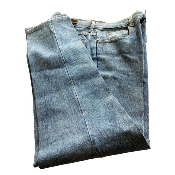 Vintage Perry Ellis America Mens Light Blue Cotton5-Pocket Jeans Size 35X32 - Picture 1 of 10